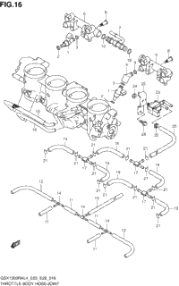 Throttle Body Hose/Joint (Gsx1300ral4 E33)