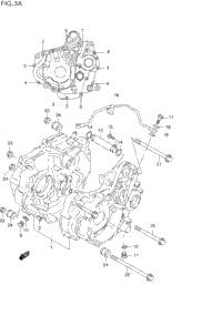 Crankcase (Model R/S/T)