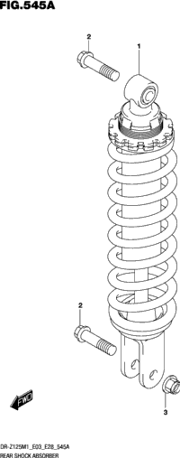 Rear Shock Absorber (Dr-Z125)
