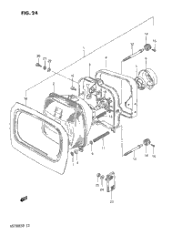 Headlamp (Gs750esd)