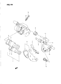 Front Caliper (Model K/L/M/N/P/R/S)