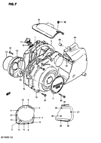Crankcase Cover (Model Z)