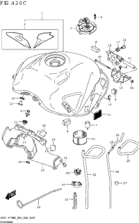 Fuel Tank (Gsx-S750z,Gsx-S750za:E03,E28)
