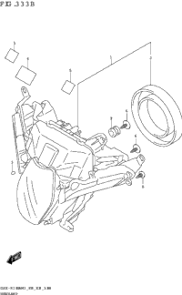 Headlamp (Gsx-R1000ra,Gsx-R1000rza)
