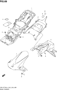 Rear Fender (Gsx-R750l4 E28)