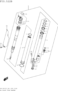 Rh Front Fork Damper (Rm-Z450l5 E28)