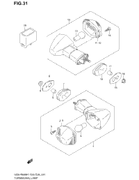Turn Signal Lamp (Model K1)
