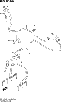 Front Brake Hose (Gsx-S750azl8 E28)