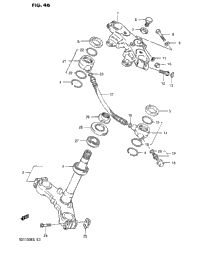 Steering Stem (Gs1150es3/Ese/Esf)