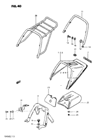 Seat Tail Cover (Model X)