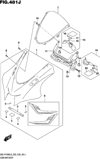 Cowling Body (Gsx-R1000al8 E33) (For Yww)