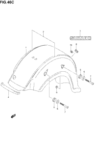 Rear Fender (Vl800k4)