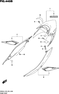 Frame Cover (Sv650l8 E03) (For Agq)