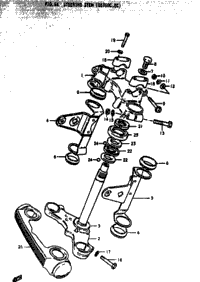 Steering Sten (Gs750c