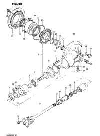 Propeller Shaft - Final Drive Gear