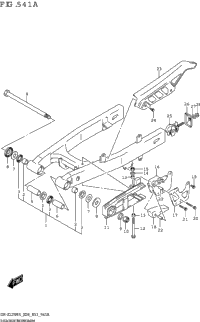 Rear Swingingarm (Dr-Z125l)