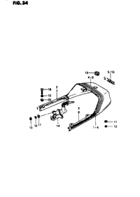 Seat Tail Cover (Gs750et)