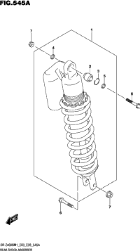 Rear Shock Absorber (Dr-Z400s)