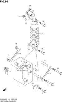 Rear Cushion Lever (Dl650al4 E33)