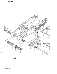 Rear Swinging Arm (Model H)