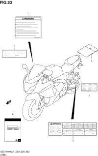 Label (Gsx-R1000l4 E33)