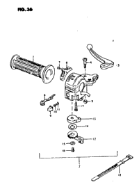 Rear Brake - Handle Switch (Fz50x)