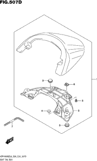 Seat Tail Box (For Pgz) (Vzr1800bzl6 E33)