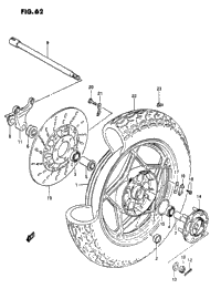 Rear Wheel (Model X)