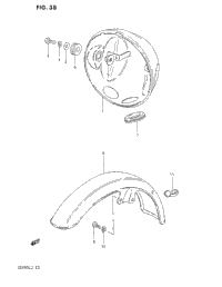Housing Headlamp - Front Fender
