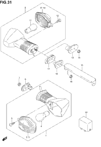 Turnsignal Lamp (Sv1000sk3/Sk4/Sk5)