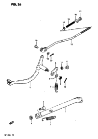 Stand - Rear Brake