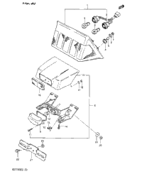 Tail Lamp-License Lamp