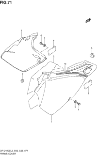 Frame Cover (Dr-Z400sl3 E33)