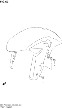 Front Fender (Gsx-R1000zl4 E28)