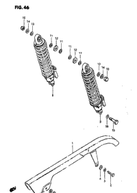 Chain Cage-Rear Shock Assoaber