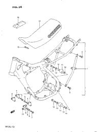 Frame - Seat (Model H/J)