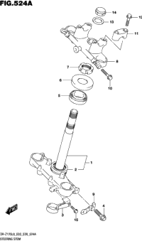 Steering Stem (Dr-Z125l8 E28)