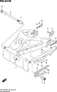Rear Swingingarm (Gsx-R1000a)