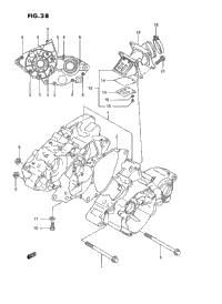 Crankcase (Model L/M/N/P/R/S)