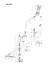 Rear Master Cylinder (Model P/R/S)