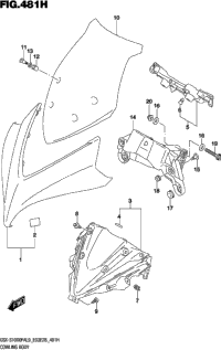 Cowling Body (Gsx-S1000fzal9 E28)