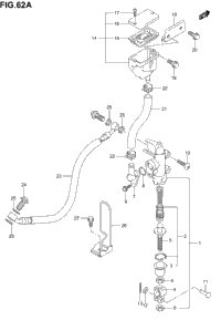 Rear Master Cylinder (Sv1000k3/Sk4)