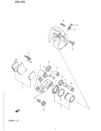 Front Calipers (Model F/G/H)