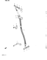 Front Brake Hose (Model J)
