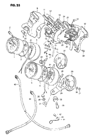 Speedometer-Tachometer (Model X)
