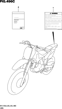 Label (Dr-Z125ll9 E28)