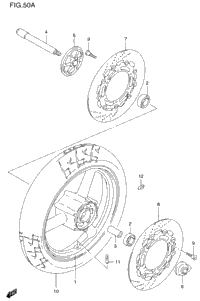 Front Wheel (Gsf1200sav)