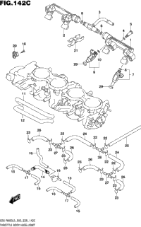 Throttle Body Hose/Joint (Gsx-R600l5 E33)
