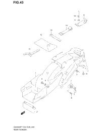 Rear Fender (Model W/X/Y/K1/K2)