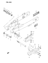 Rear Swinging Arm (M/N/P/R)